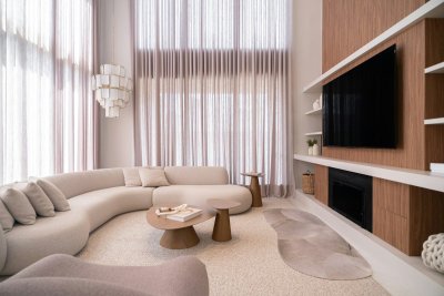 Ronde meubels vervangen de strakke lijnen in je woonkamer